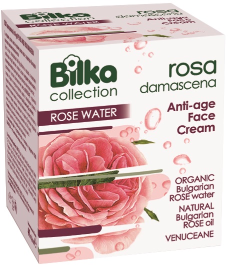 Bilka Rosa Damascena Cremă de față  Anti-Age, 40 ml