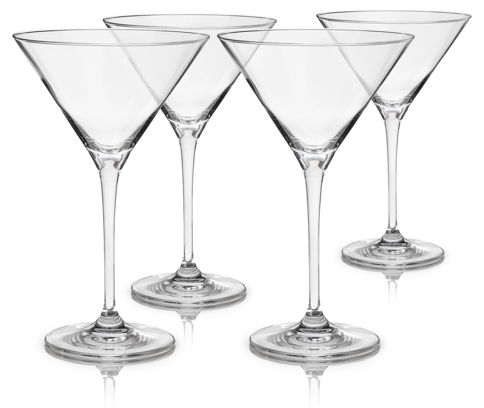 Pahare cristal pentru martini Viski - Milo, 4 bucăți, 207 ml
