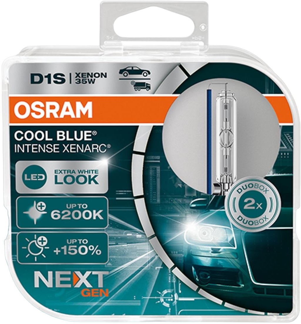 Xenon Osram - D1S, 66140CBN, Xenarc Cool Blue Intense