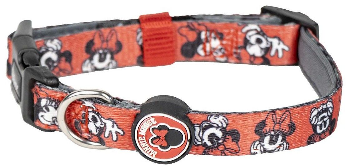 Zgarda pentru câini Cerda Disney: Mickey Mouse - Minnie Mouse, mărimea XS/S