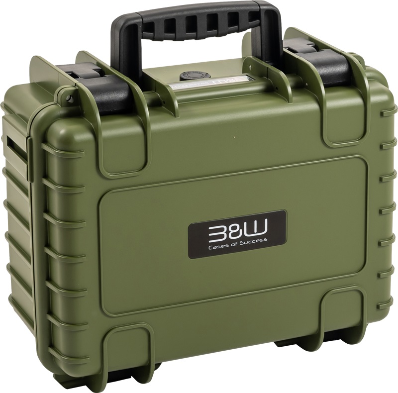 Valiza B&W - Type 3000, pentru DJI Air 3/DJI Air 3S, Bronze Green