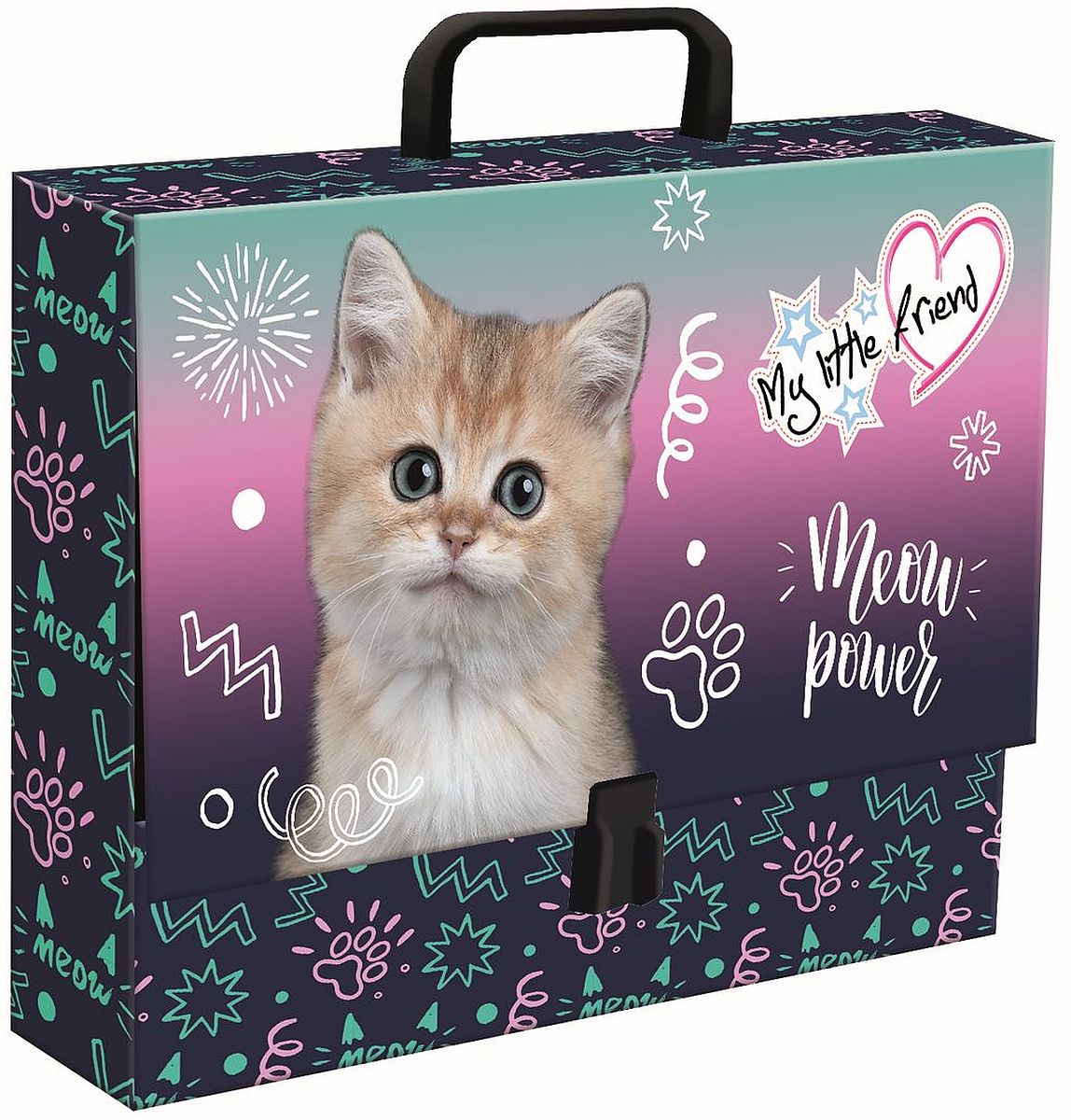 Geamantan cu mâner St. Majewski My Little Friend - A4, Kitty Party