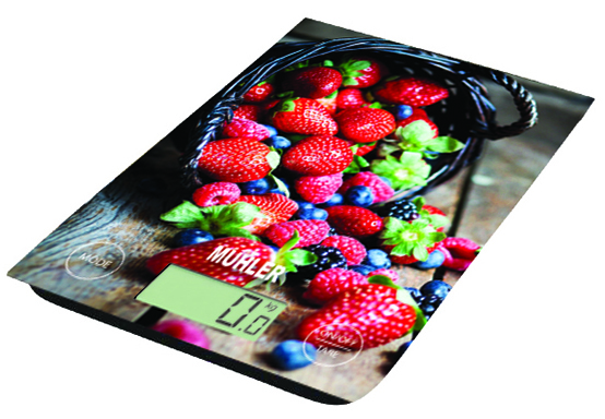 Cântar de bucătărie Muhler - KSC-2027, 5 kg, berry