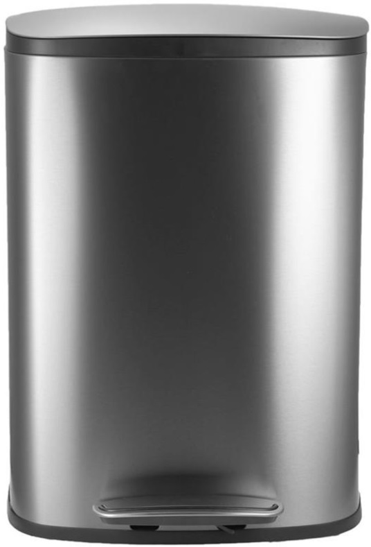 Coș de gunoi de bucătărie cu închidere silențioasă Estia - Soloprime, 50 l, inox