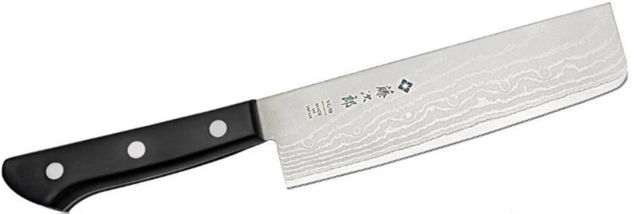 Cuțit de bucătărie Tojiro - DP Damascus Nakiri F-330, VG10, 165 mm