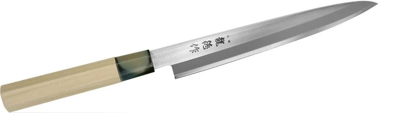 Cuțit de bucătărie Tojiro - Fuji Ryutoku Yanagiba, FC-575, mâner magnolie