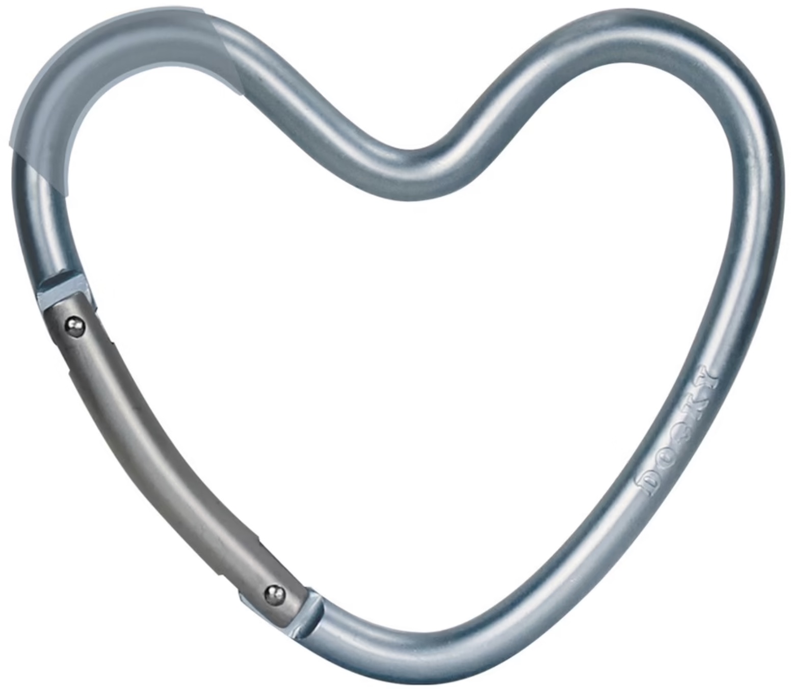 Cârlig pentru cărucior  Dooky - Heart Matt Blue