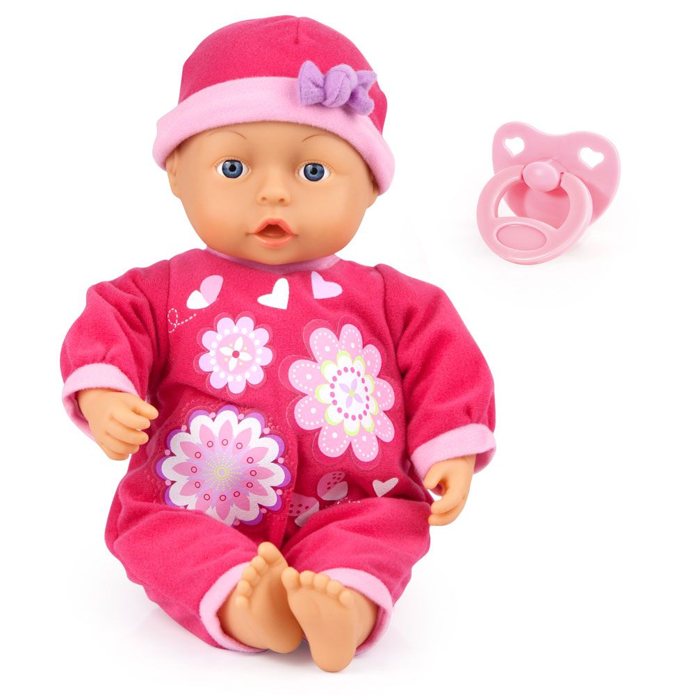 Păpuşă bebeluş Bayer - Primele mele cuvinte, 33 cm, în bulgară