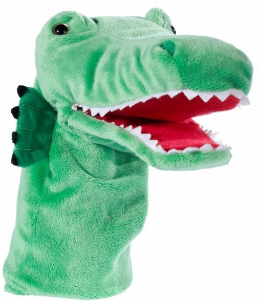 Papusa pentru teatru Heunec - Crocodil, 32 cm