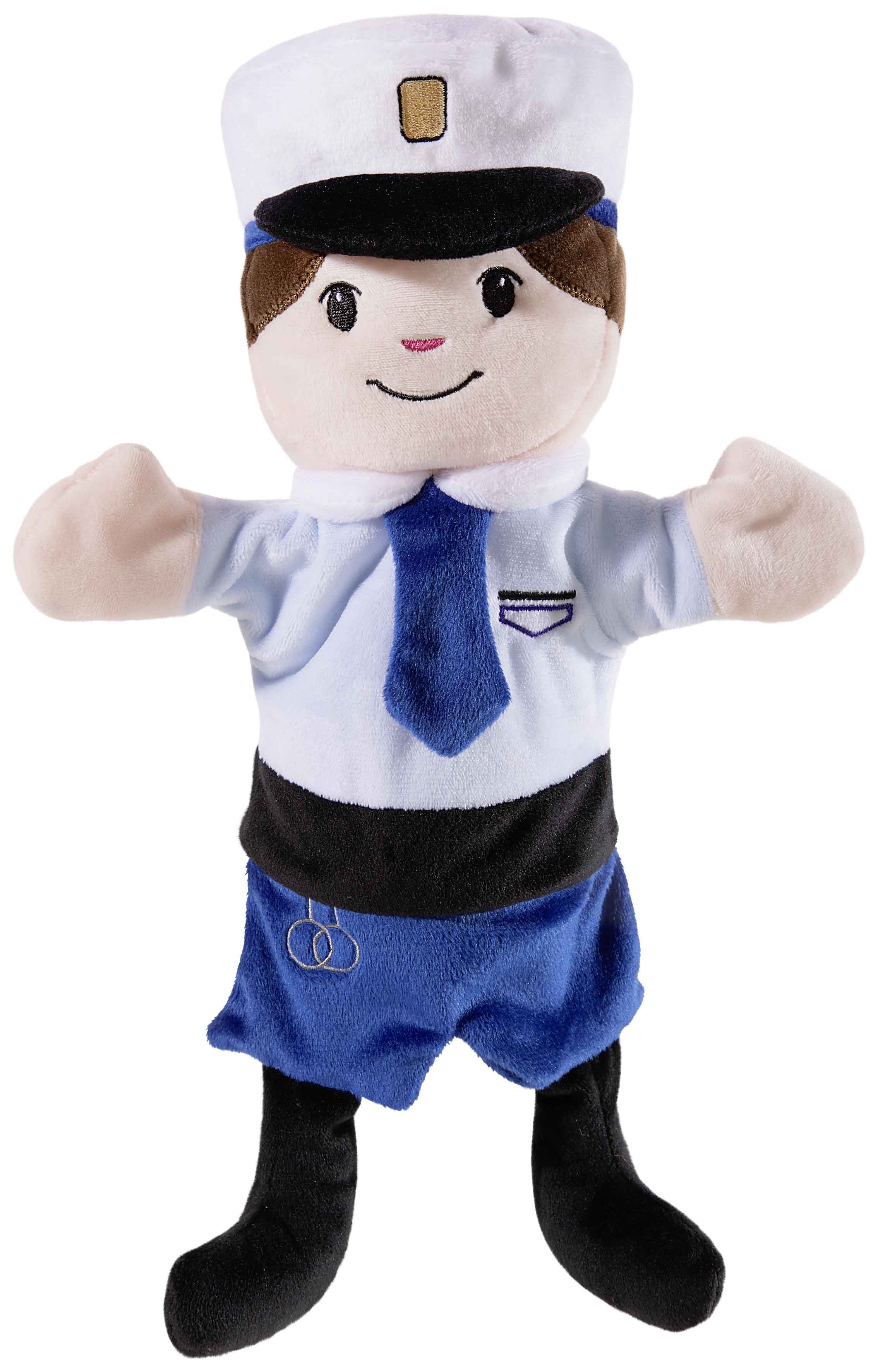 Păpușă pentru teatru Heunec - Poliţist, 24 cm