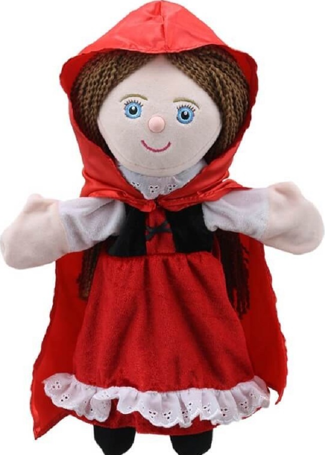 Papusa pentru teatru The Puppet Company - Scufita rosie, 38 cm