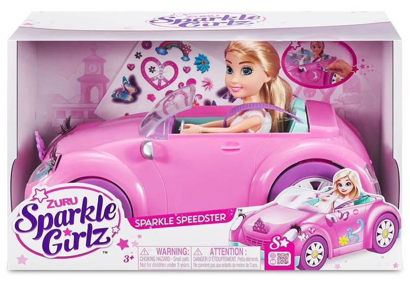 Papusa Zuru Sparkle Girlz - Cu masina, 25 cm