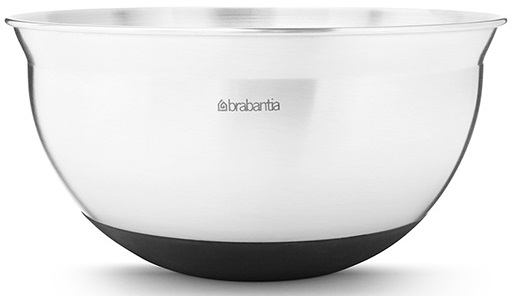 Bol de amestecare Brabantia - 1.6 l, Matt Steel/Black