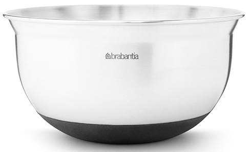 Bol de amestecare Brabantia - 1 l, Matt Steel/Black