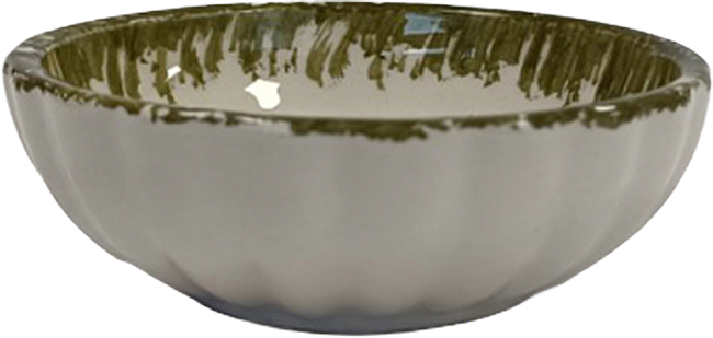 Bol de desert  Morello - Lemons, 11 cm, Margine verde