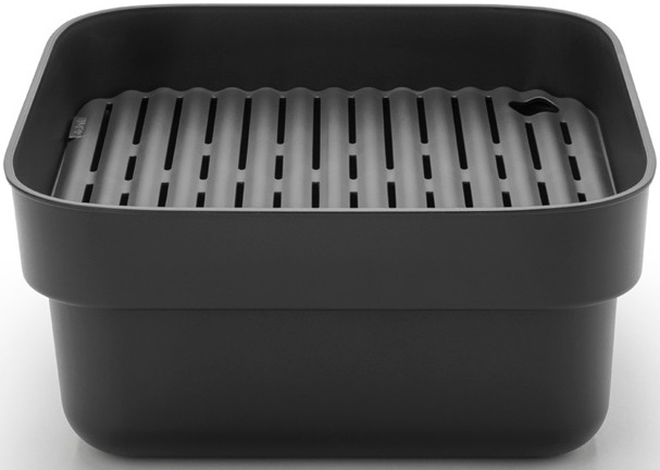 Castron pentru spălare și scurgere Brabantia - SinkSide Dark Grey