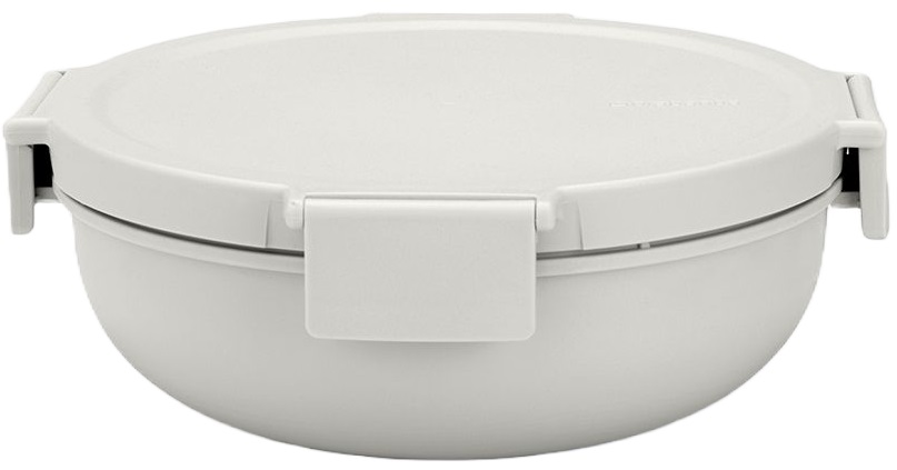 Bol de salată Brabantia - Make & Take, 1.3 L, gri deschis
