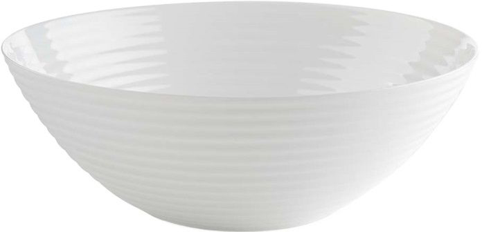 Bol de salată Luminarc - Harena White, 3 l, 27 cm, alb