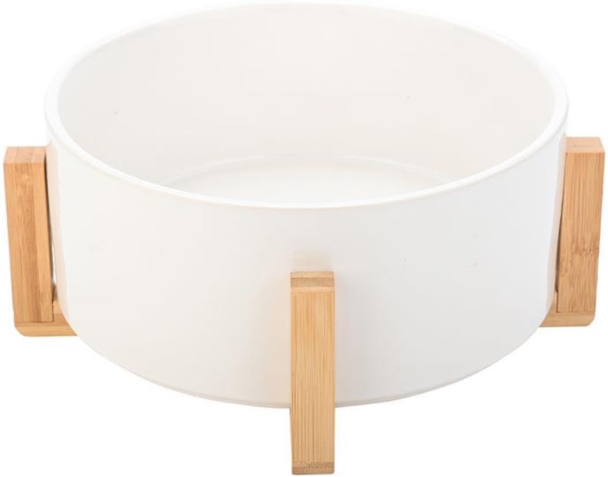 Bol de salată cu bază din bambus Estia - Bamboo Essentials, 27 cm