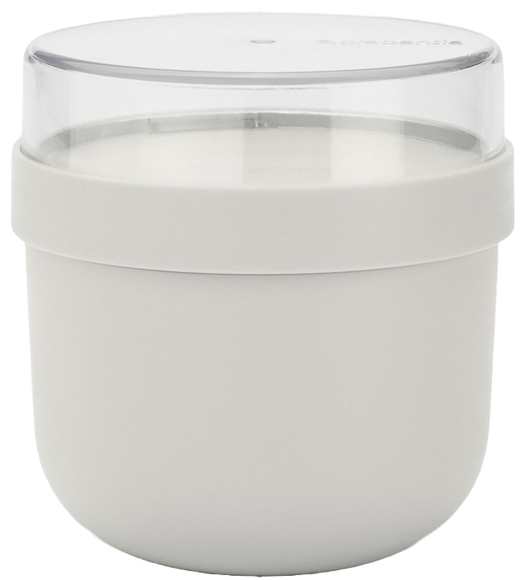 Bol pentru micul dejun Brabantia - Make & Take, 500 ml, Gri deschis