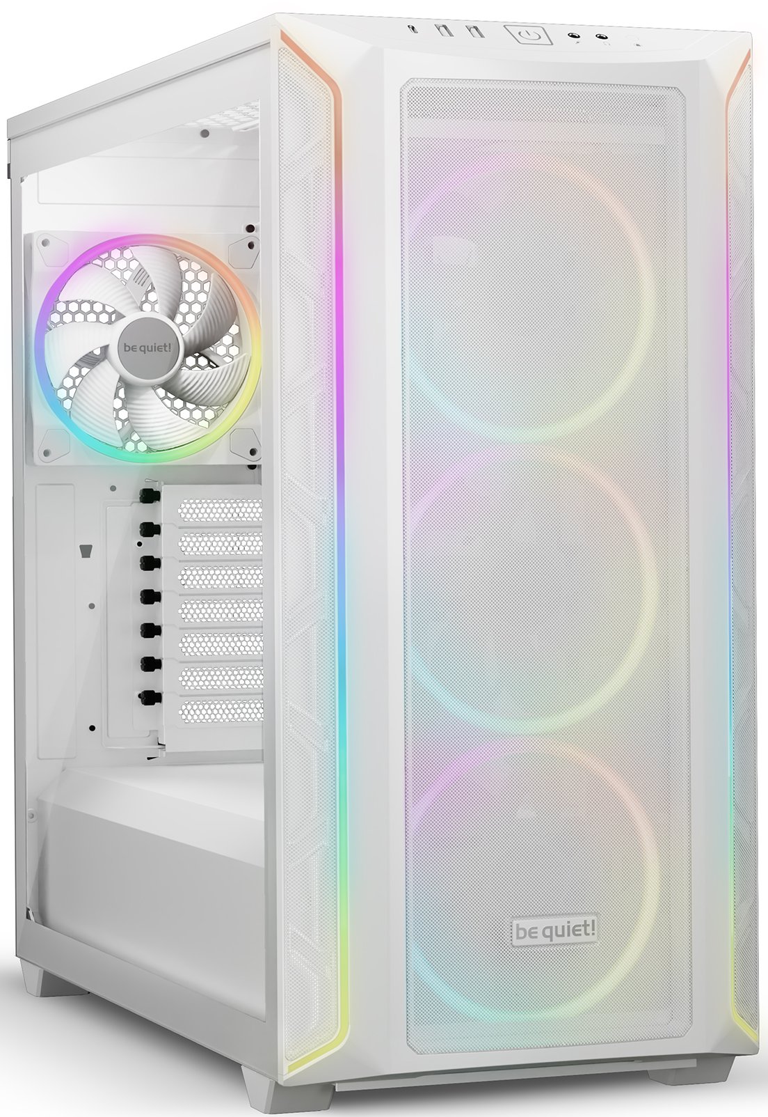 Cutie be quiet! - Shadow Base 800 FX White, mid tower, alb/transparent