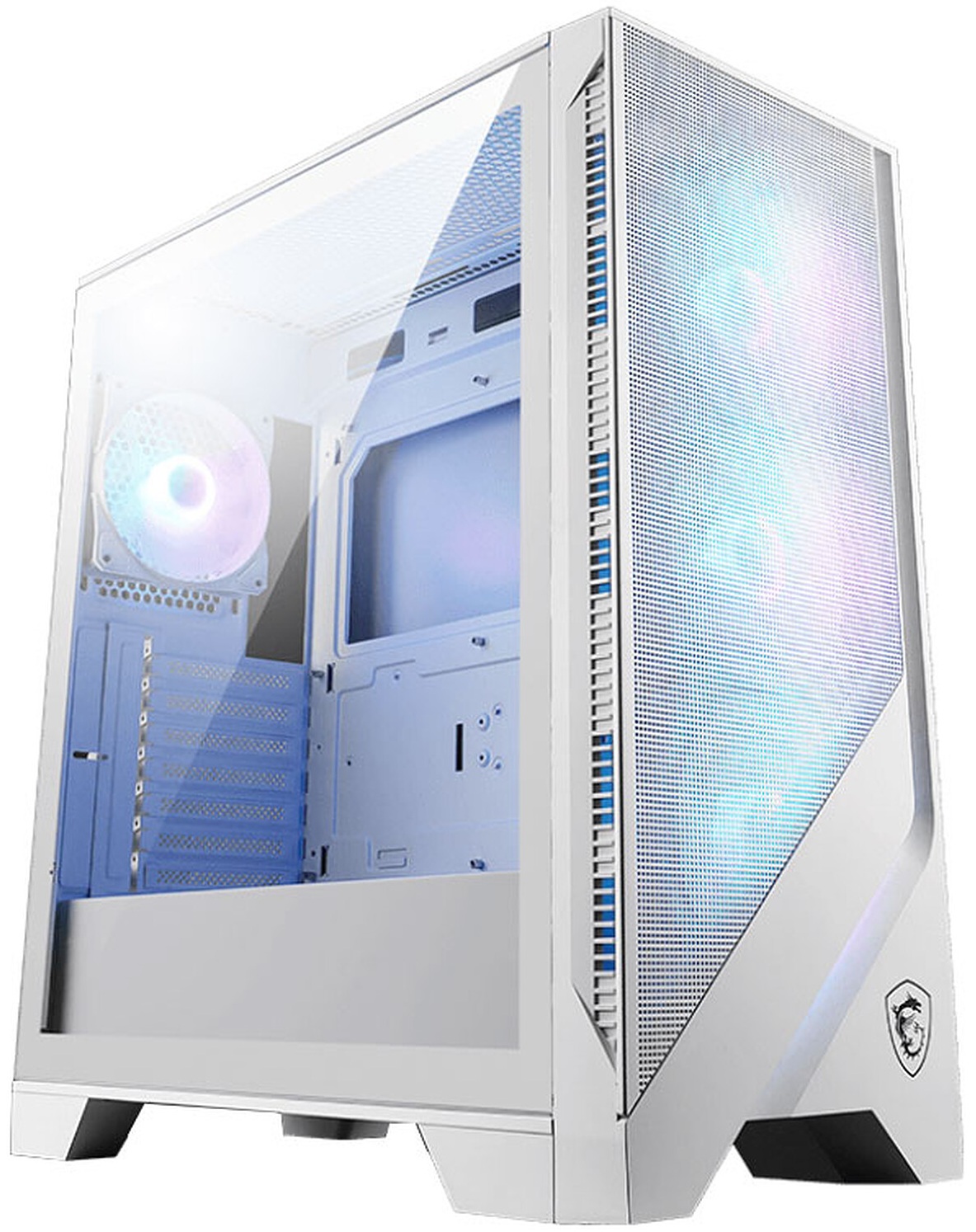 Cutie MSI - MAG FORGE 320R Airflow, mid tower, alb/transparent