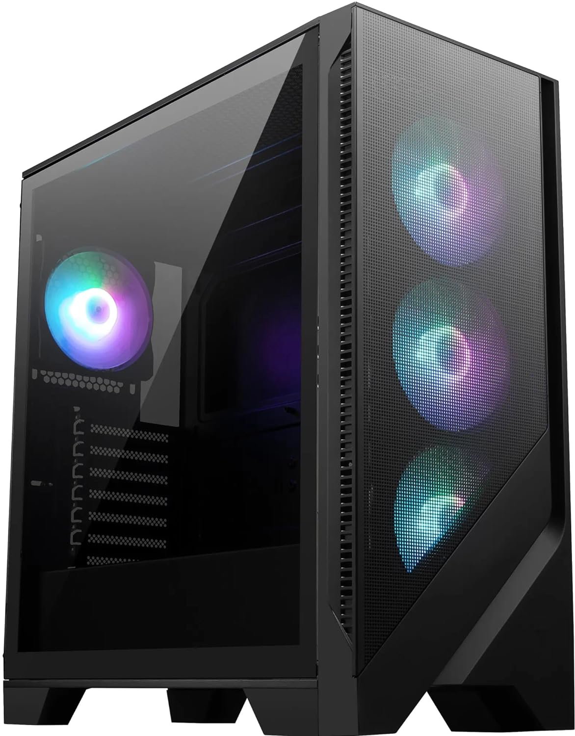 Cutie MSI - MAG FORGE 320R Airflow, mid tower, negru/transparent