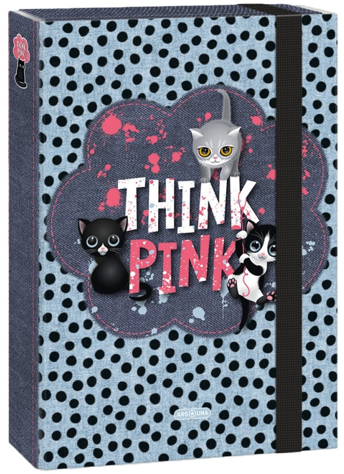 Cutie cu gumă de șters Ars Una Think-Pink - A4