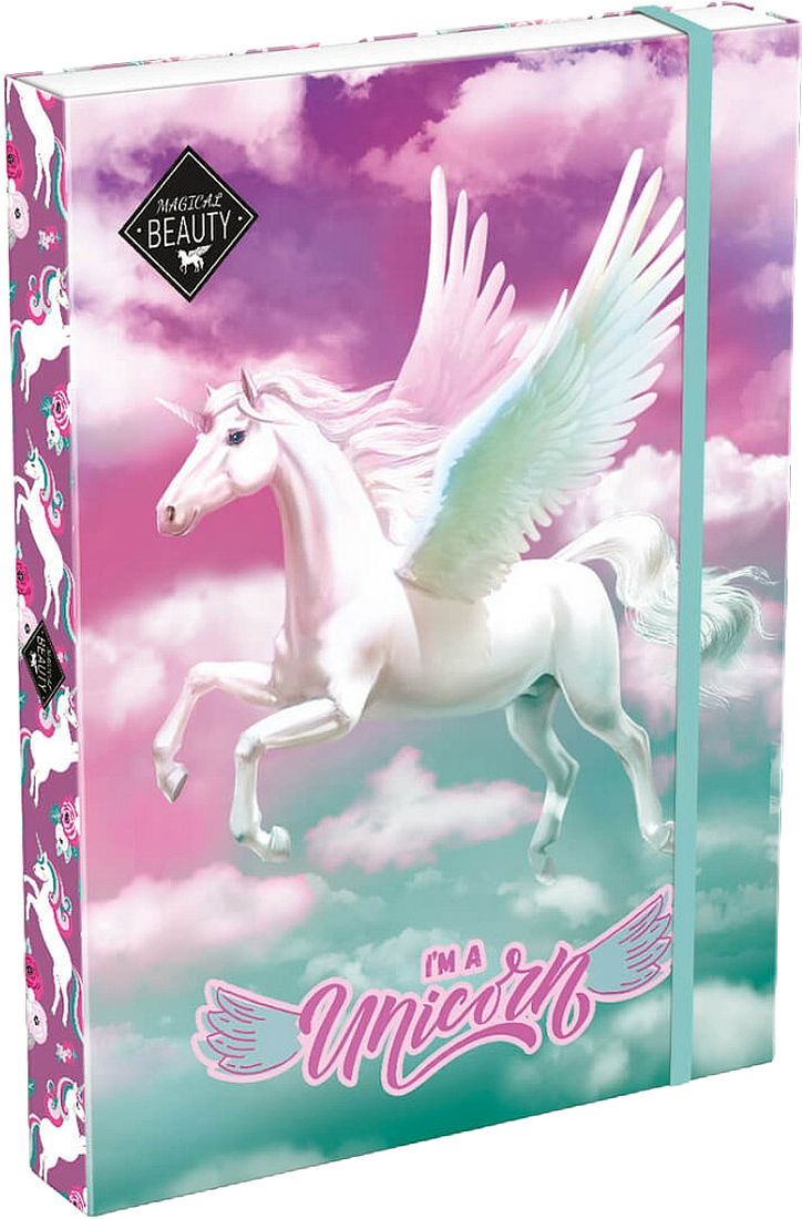 Cutie cu bandă elastică Lizzy Card Magical Beauty - A4