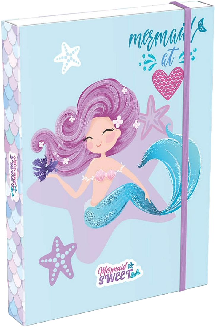 Cutie cu bandă elastică Lizzy Card Mermaid Sweet - A5