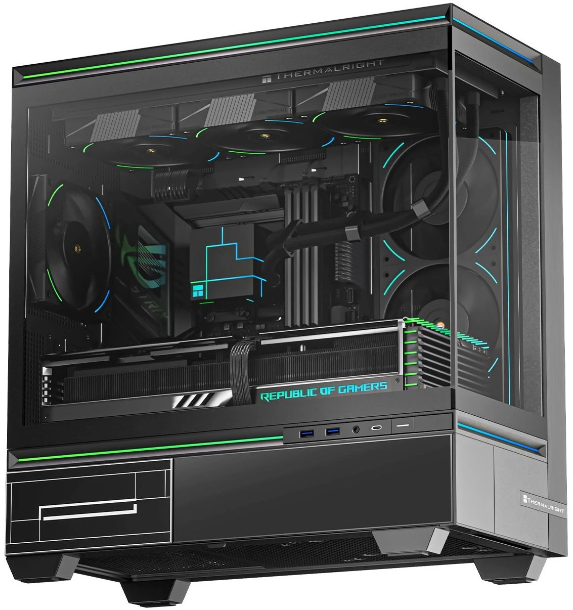 Cutie Thermalright – TL-M10, mini tower, negru