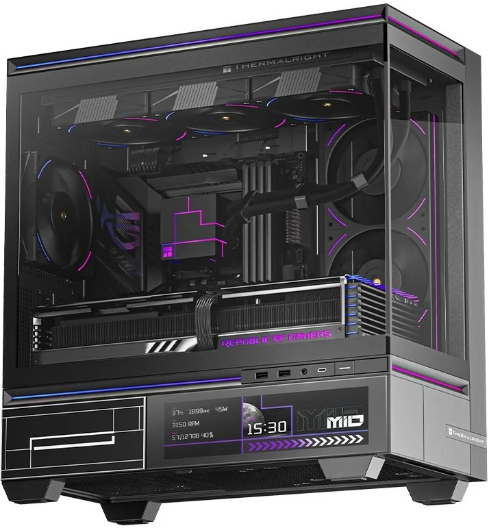 Cutie Thermalright – TL-M10 Vision, mini tower, negru