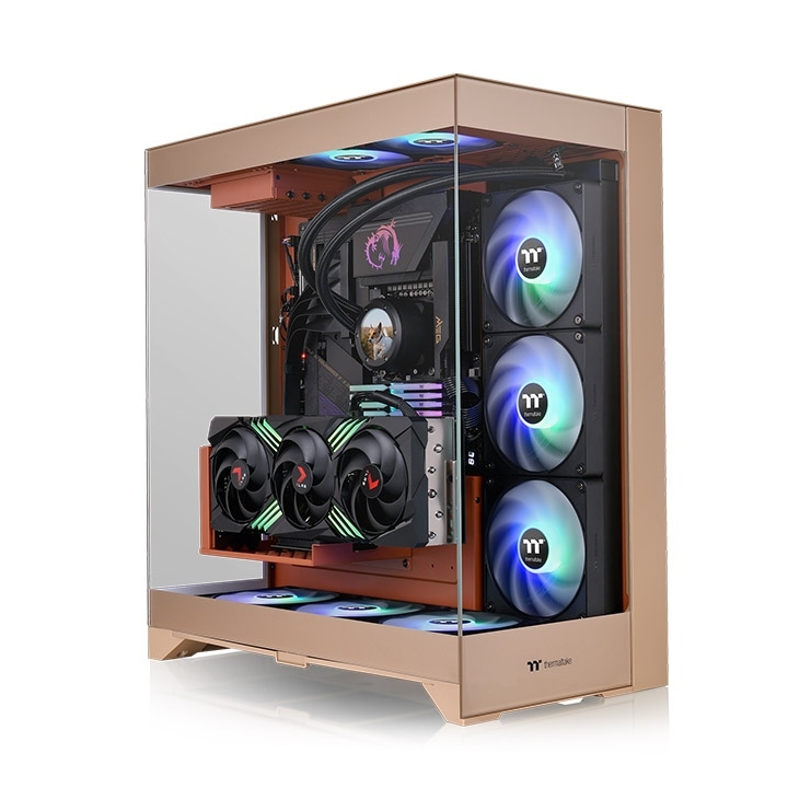 Cutie Thermaltake - CTE E550 TG, mid tower, Gravel Sand