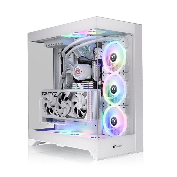 Cutie Thermaltake - CTE E550 TG Snow, mid tower, Snow