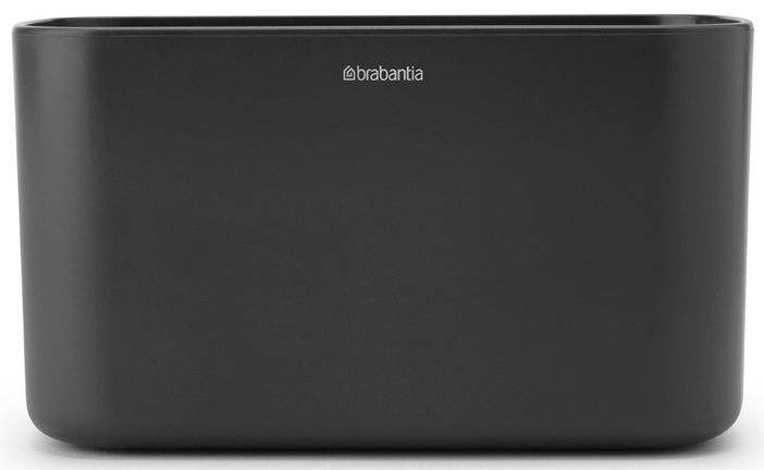 Cutie pentru accesorii de baie Brabantia - ReNew, Dark Grey