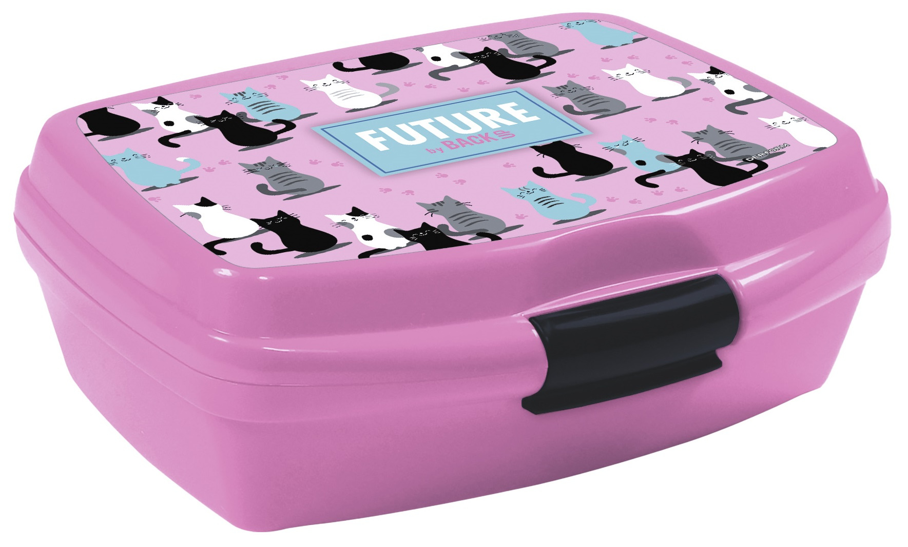 Cutie pentru mâncare Derform BackUp - Pink Cats