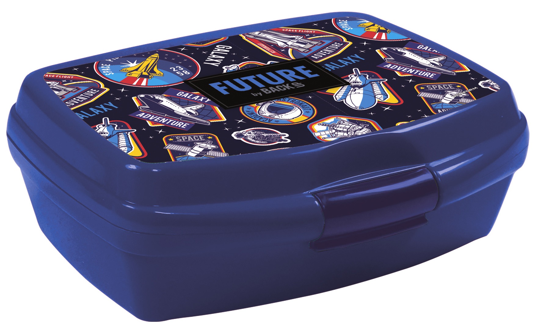 Cutie pentru mâncare Derform BackUp - Space, albastra