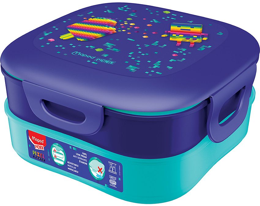 Cutie cu alimente  Maped Concept Kids - Pixel Party, 1400 ml
