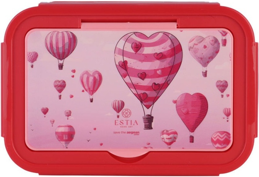 Cutie pentru mâncare cu tacâmuri  Estia Save The Aegean - Love Ascend, 900 ml