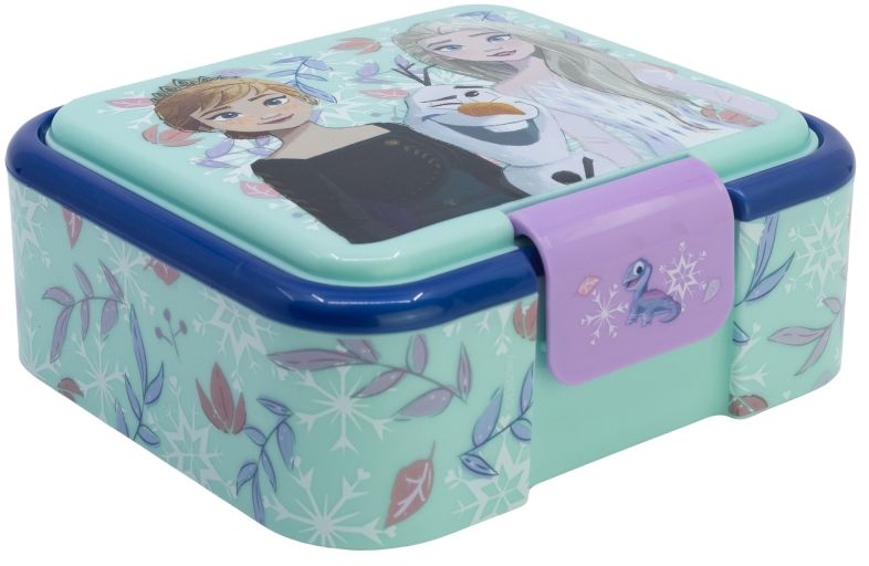 Cutie pentru mâncare Stor Frozen - Snowy Tale, 3 compartimente