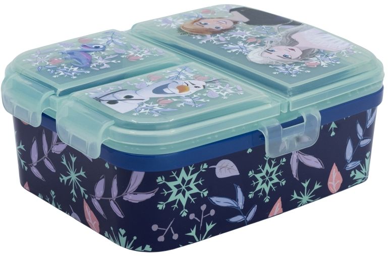 Cutie pentru mâncare Stor Frozen - Snowy Tale,  4 compartimente