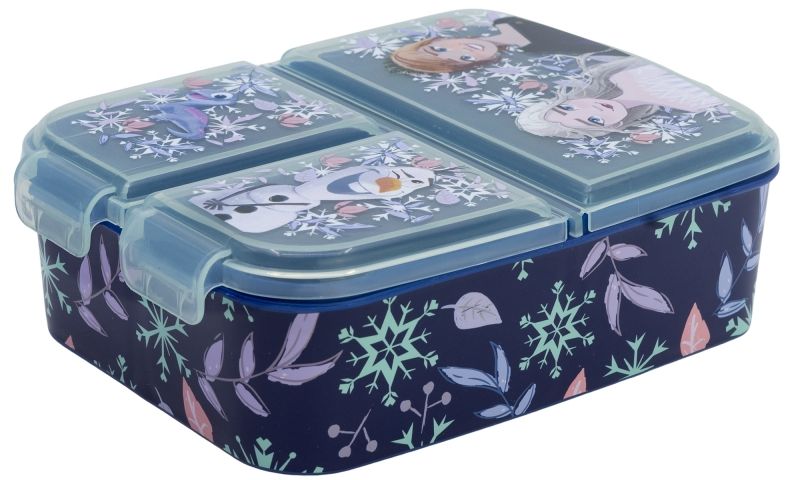 Cutie pentru mâncare Stor Frozen - Snowy Tale, 3 compartimente