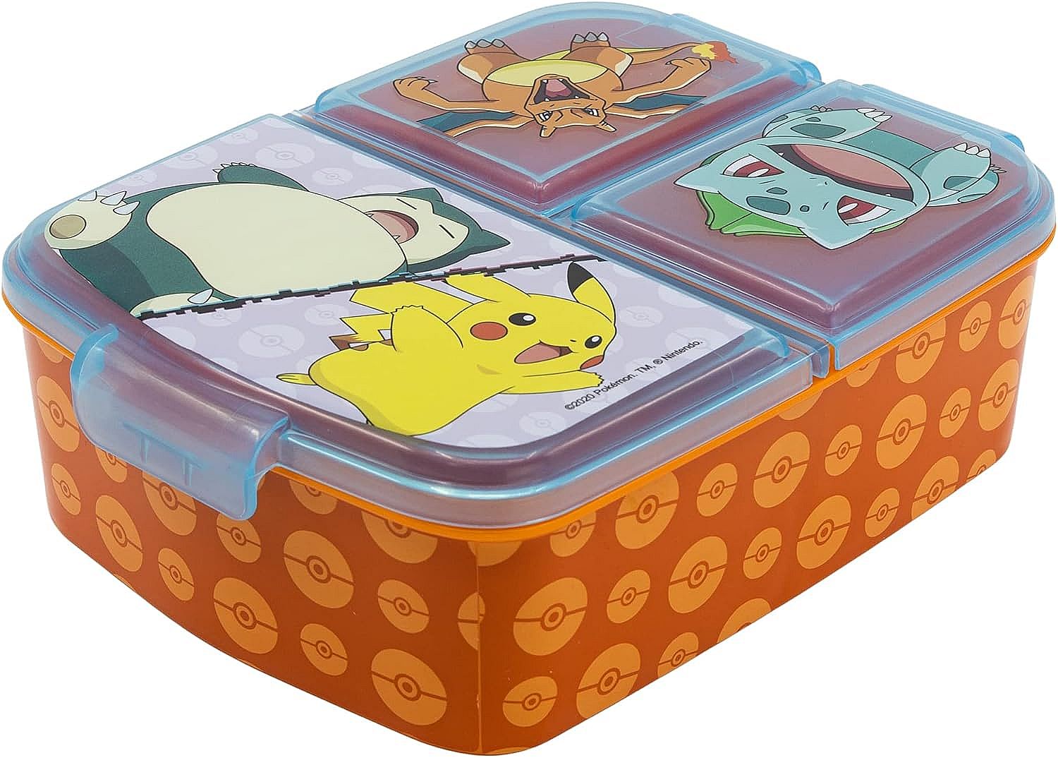 Cutie pentru alimente Stor Pokemon - Cu 3 compartimente