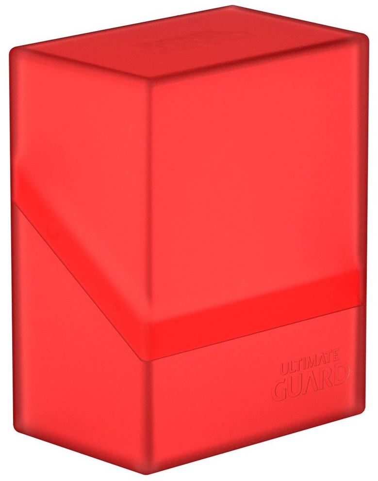 Cutie pentru carti de joc Ultimate Guard Boulder Deck Case - Standard Size - Rosie (60 buc)