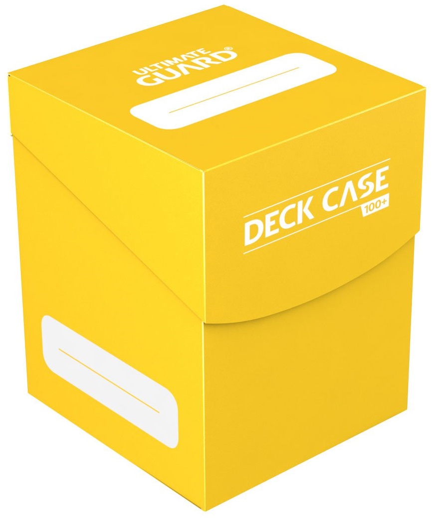 Cutie pentru carti de joc Ultimate Guard Deck Case Standard Size - Galbena (100 bucati)