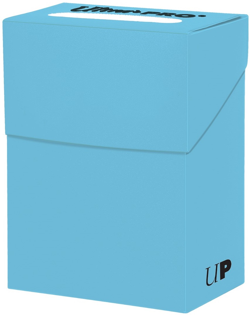 Cutie pentru carti de joc Ultra Pro Dimensiune standard - Albastru deschis (80 buc.)
