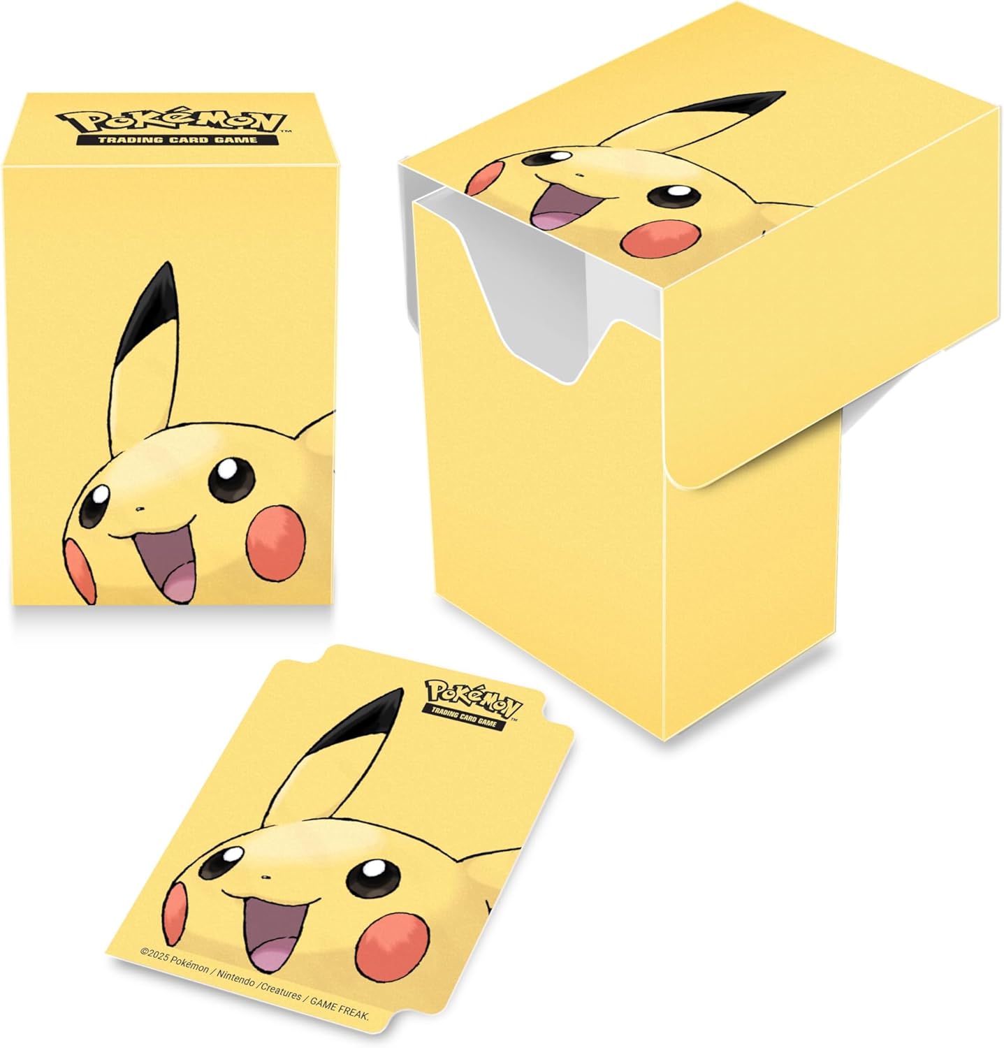 Cutie pentru cărți Ultra Pro - Pokemon TCG: Pikachu Full View Deck Box (75 buc.)
