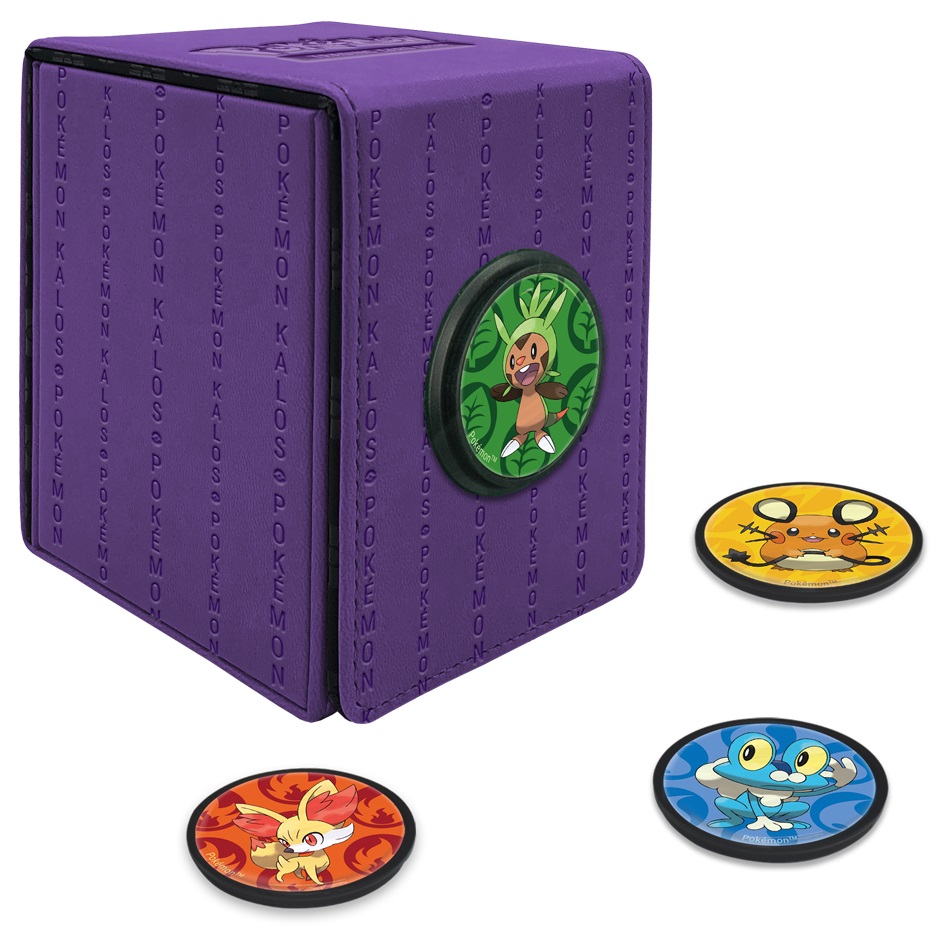Cutie pentru cărți Ultra Pro Pokemon TCG: Kalos Alcove Click Deck Box (100+ buc.)