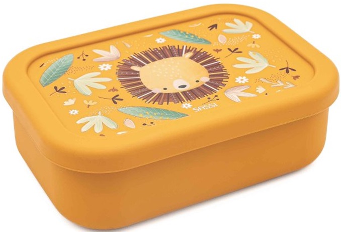 Cutie din silicon pentru alimente  Sassi Chompy The Lion - 700 ml