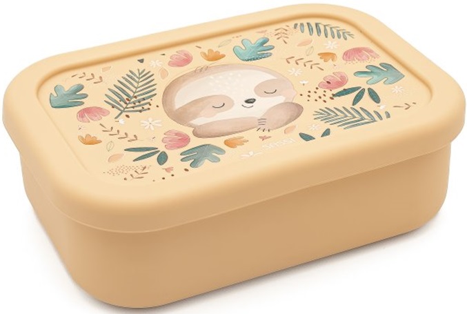 Cutie din silicon pentru alimente  Sassi Gnawy The Sloth - 700 ml